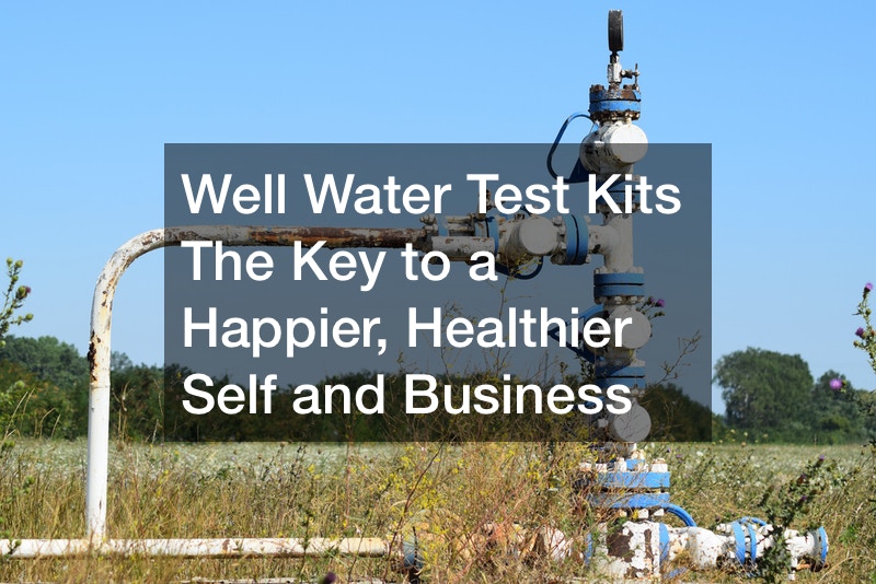 how to set up well water system