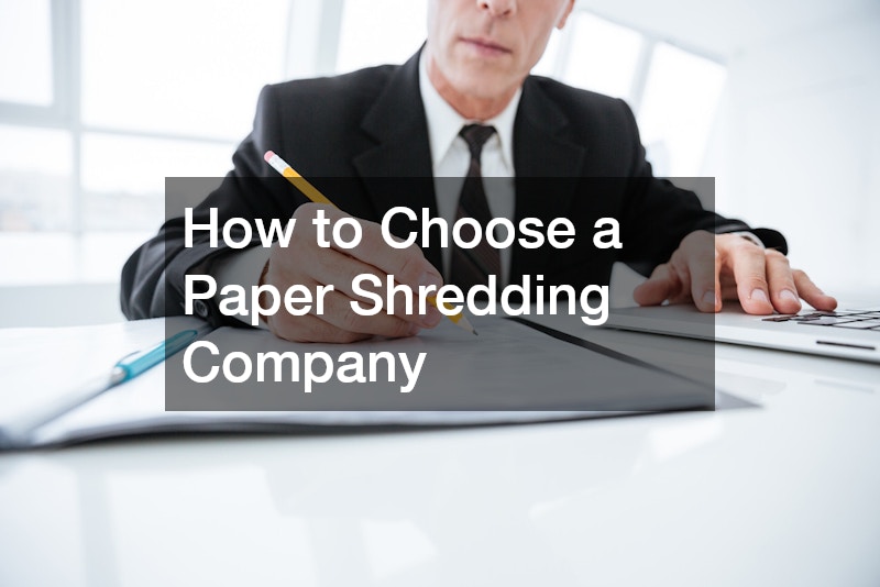 How to Choose a Paper Shredding Company